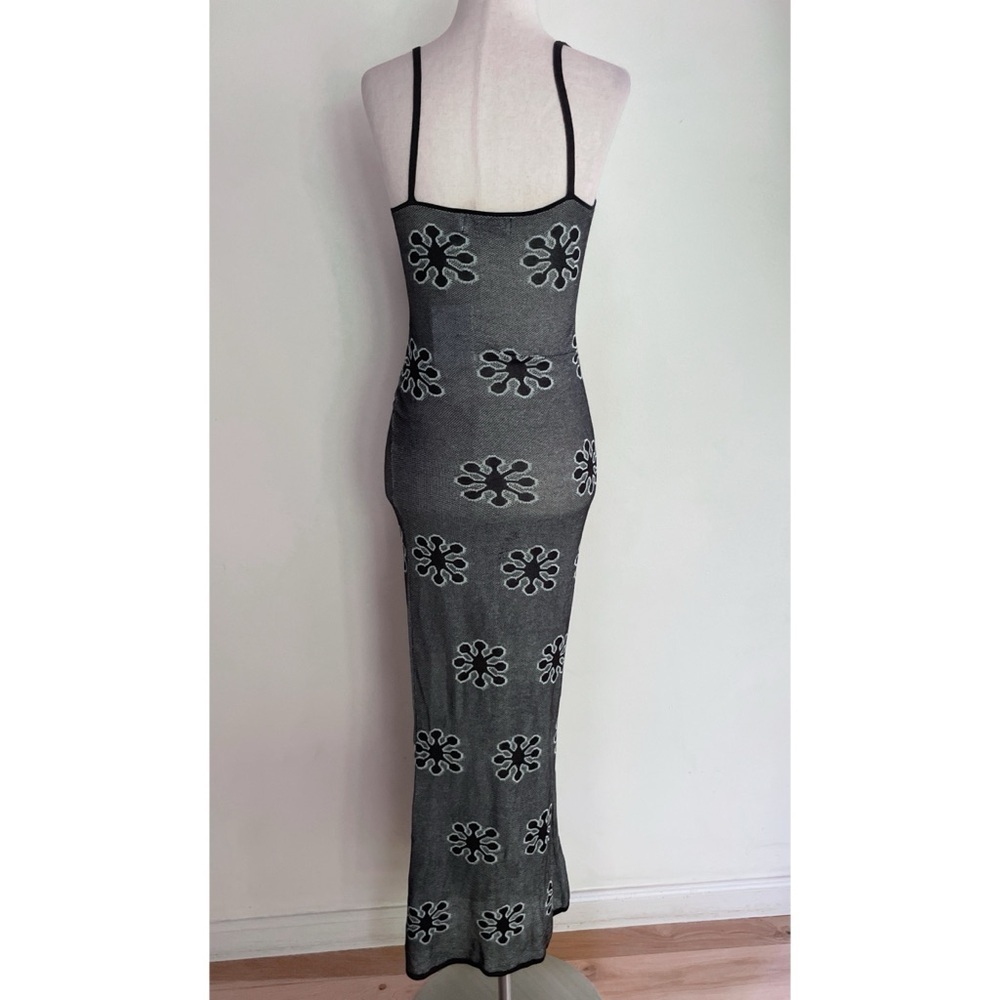 NWT Bloggers Influencers Fav ASTA RESORT Delilah Floral Knit Bodycon Midi Dress - Picture 6 of 16